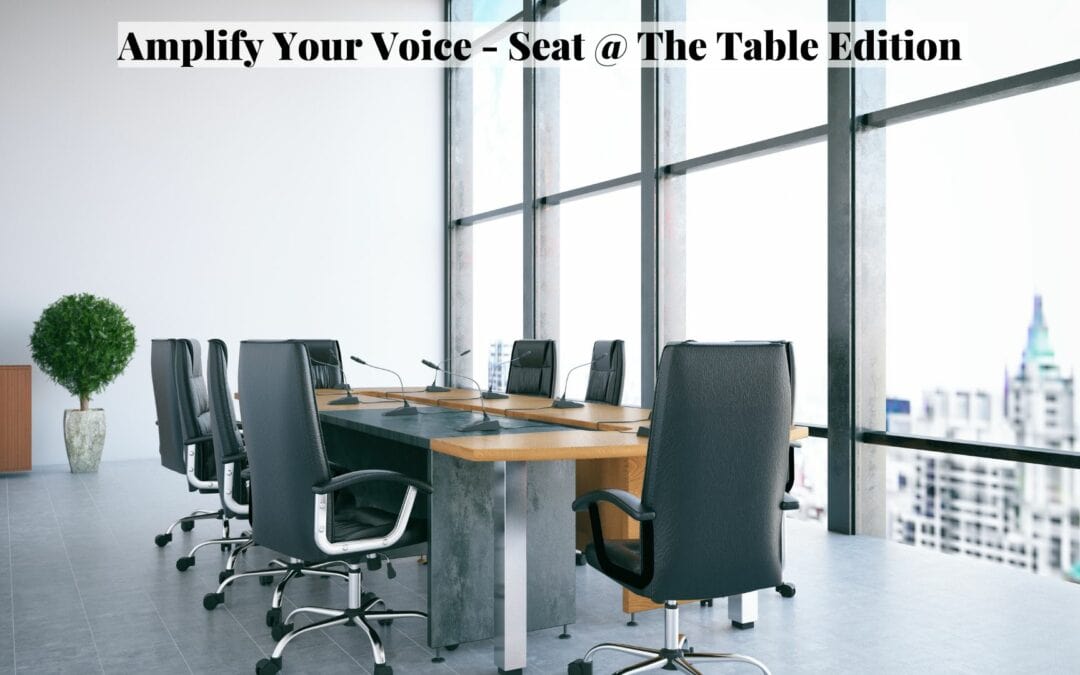 Amplify Your Voice – Seat At The Table Training