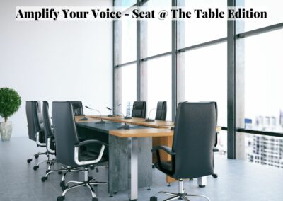 Amplify Your Voice – Seat At The Table Training