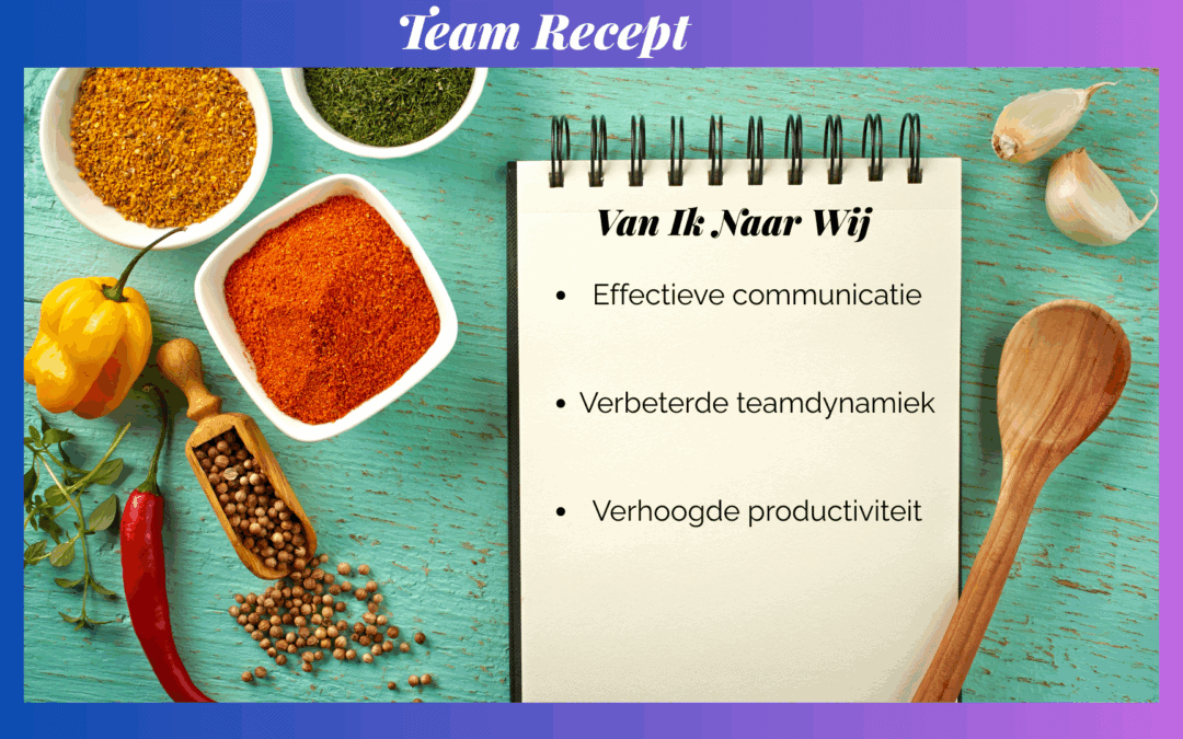 Effectiever Samenwerken “Van Ik Naar Wij”