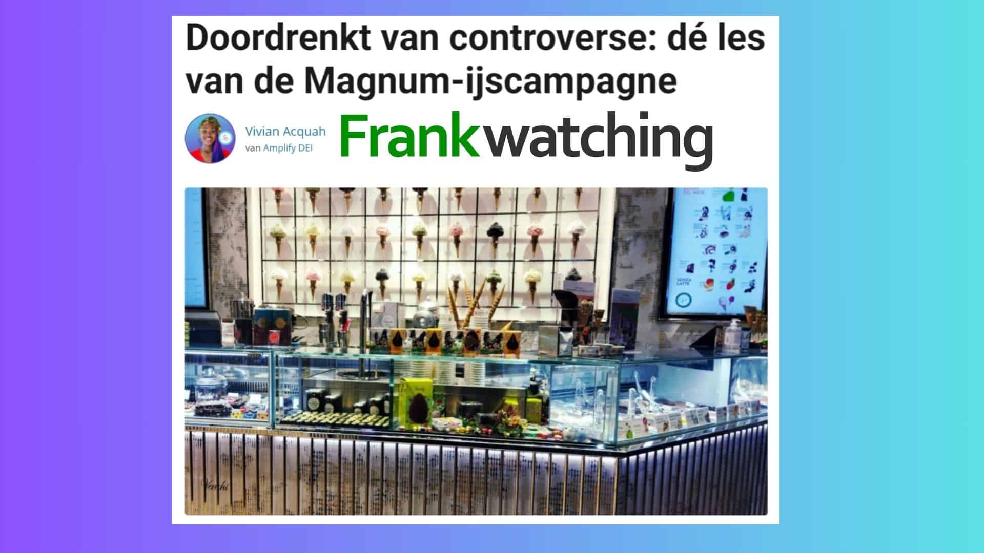 Vivian Acquah in de media op Frankwatching over leiderschap en inclusieve communicatie